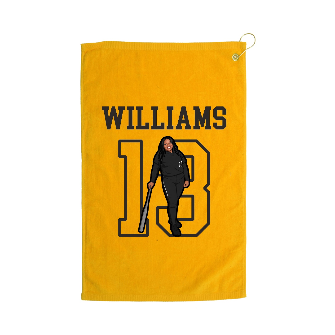 Golf Towel — Shirsey in Gold