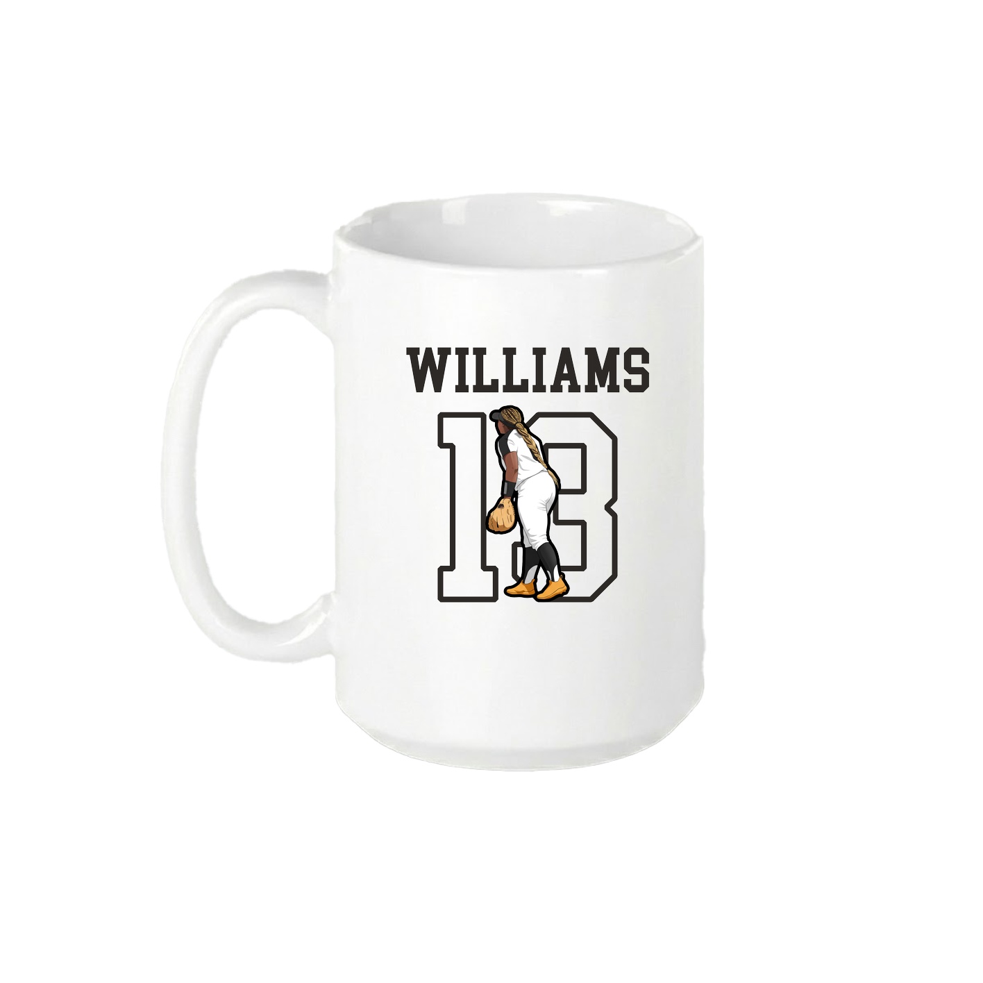 15oz Coffee Mug — Shirsey in White