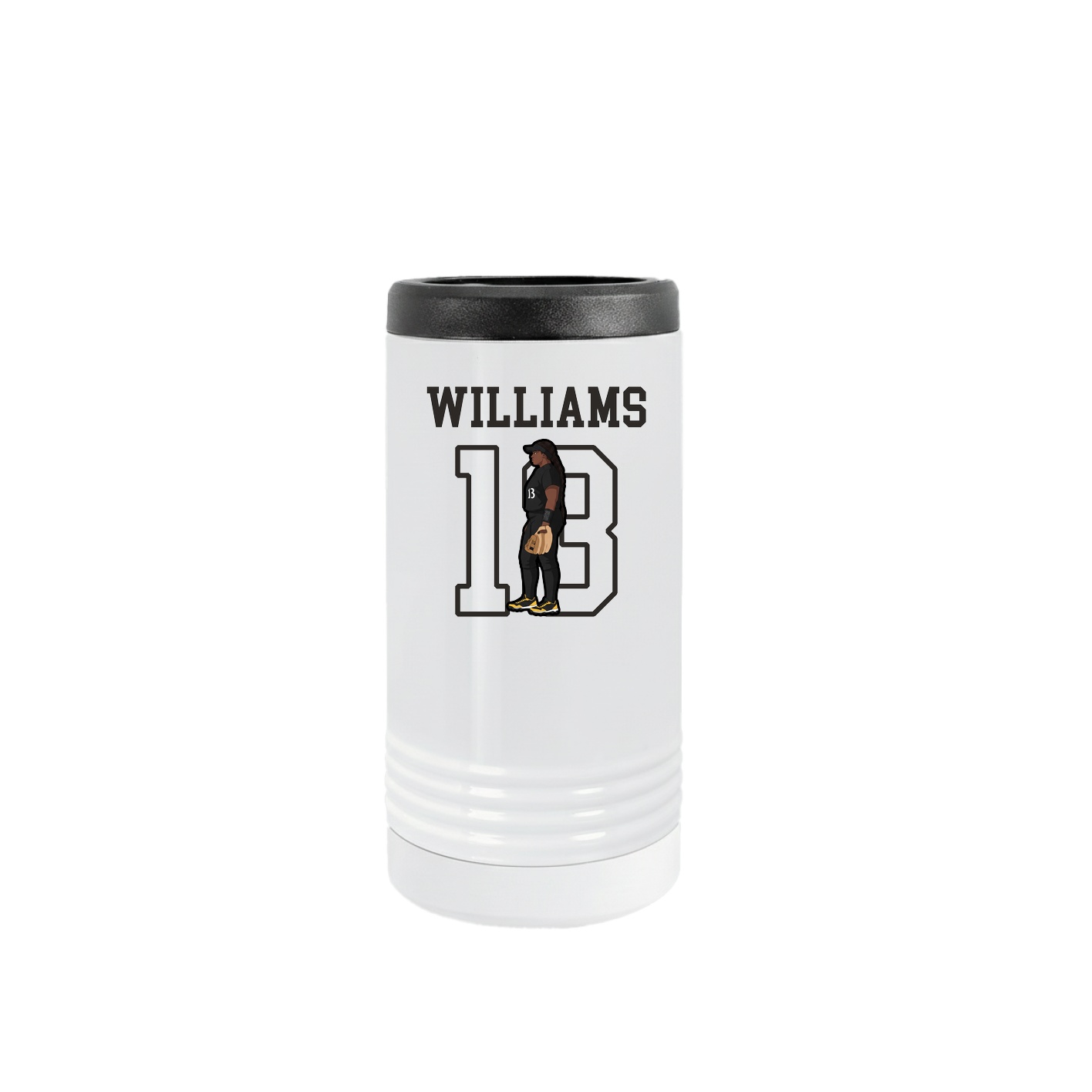 Slim Beverage Holder — Shirsey in White