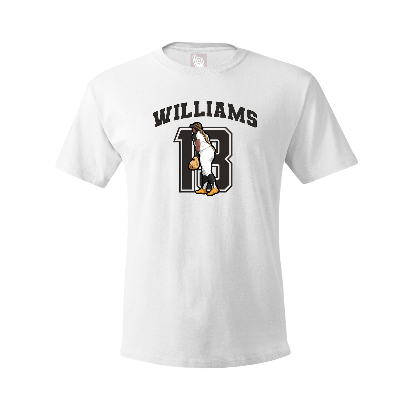 Tee — Number in White