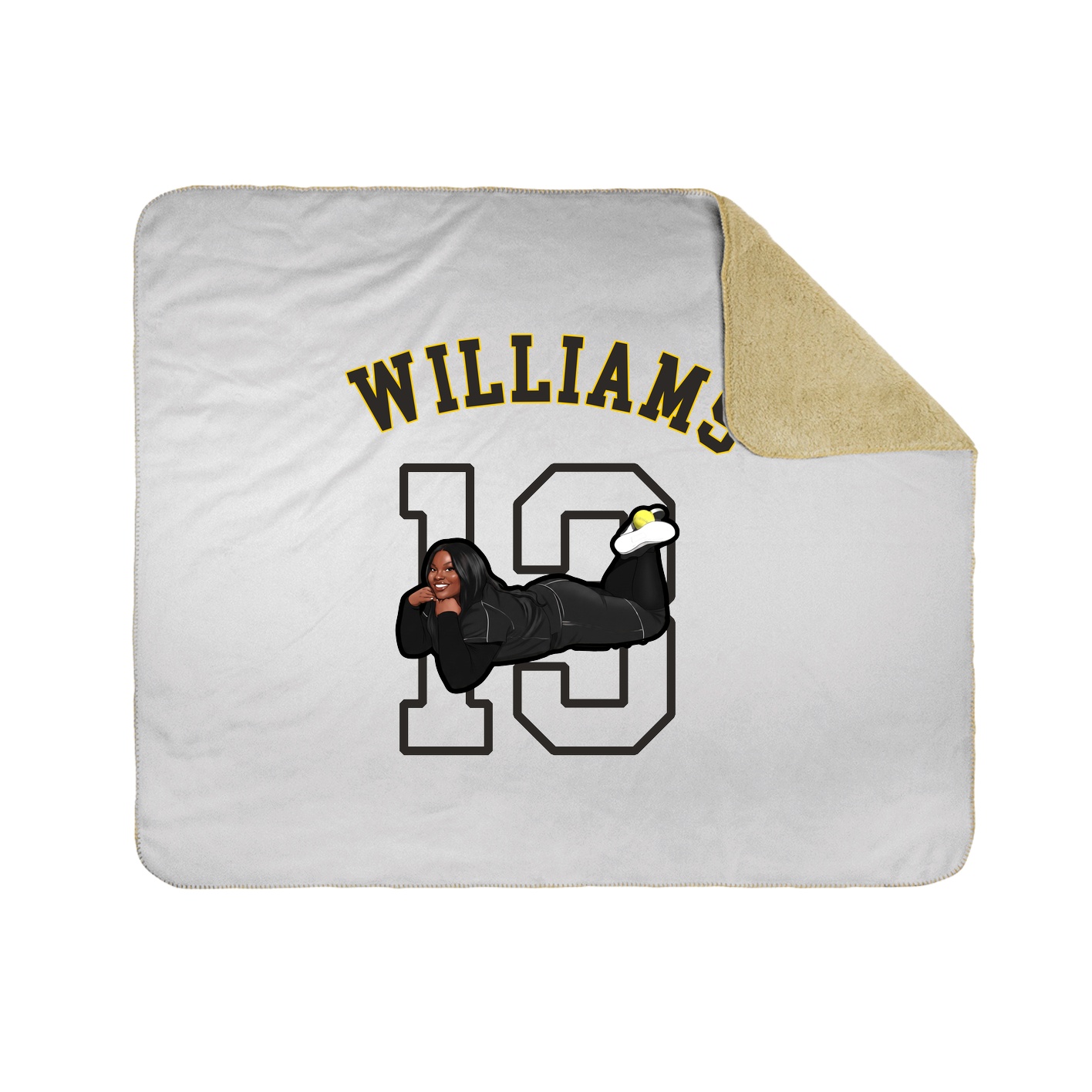 Throw Blanket — Shirsey Arch in White