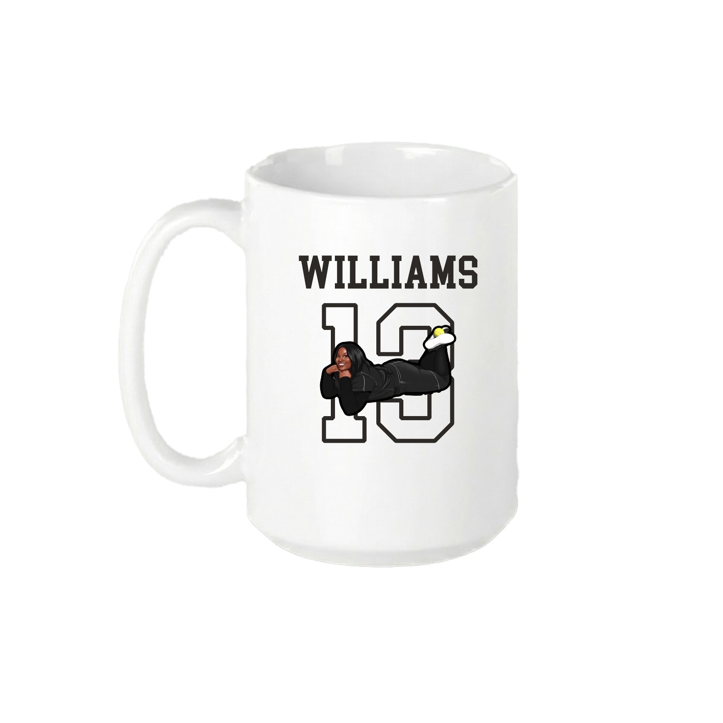 15oz Coffee Mug — Shirsey in White