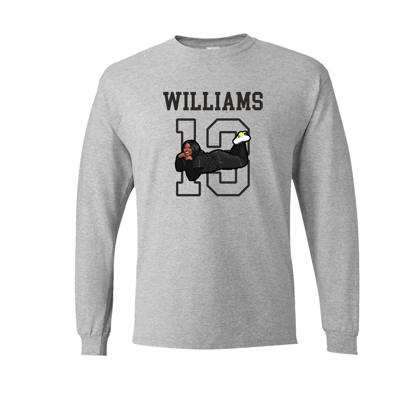 Long Sleeve Tee — Shirsey in Grey