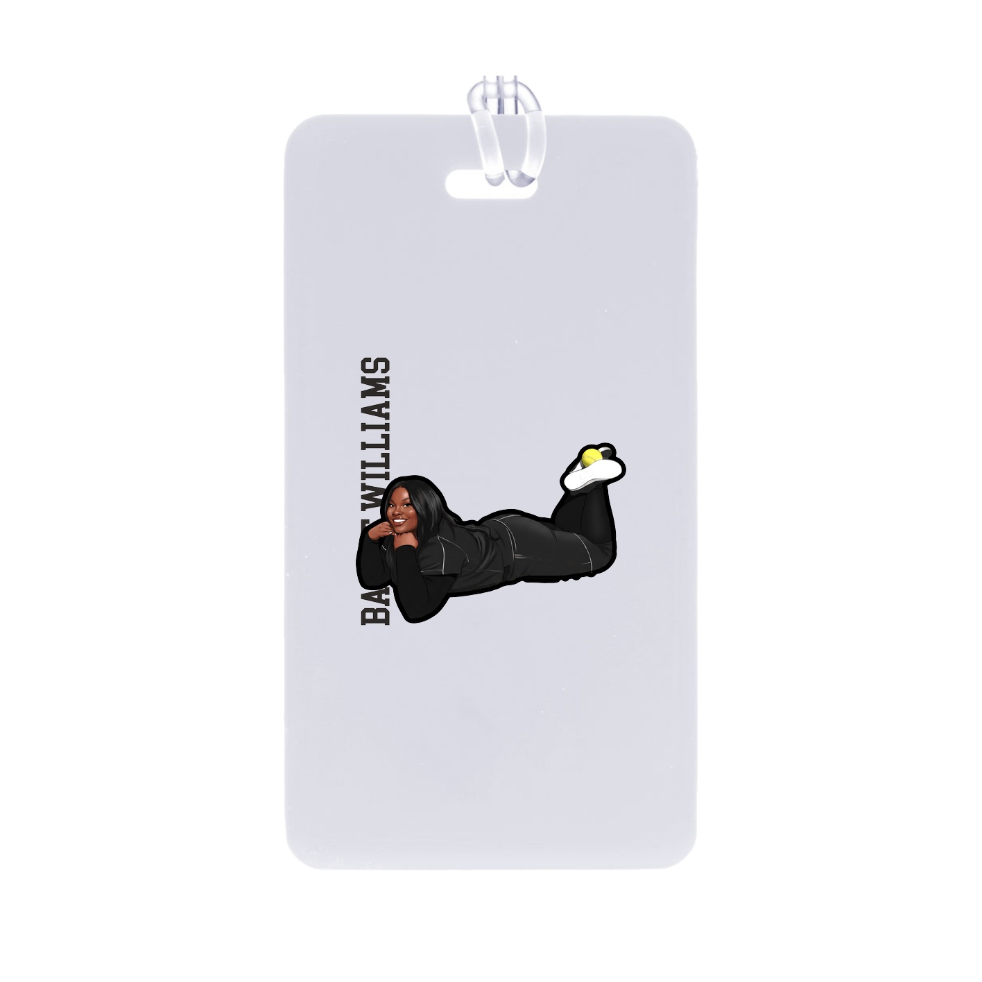 Bag Tag — Name Vertical in Classic