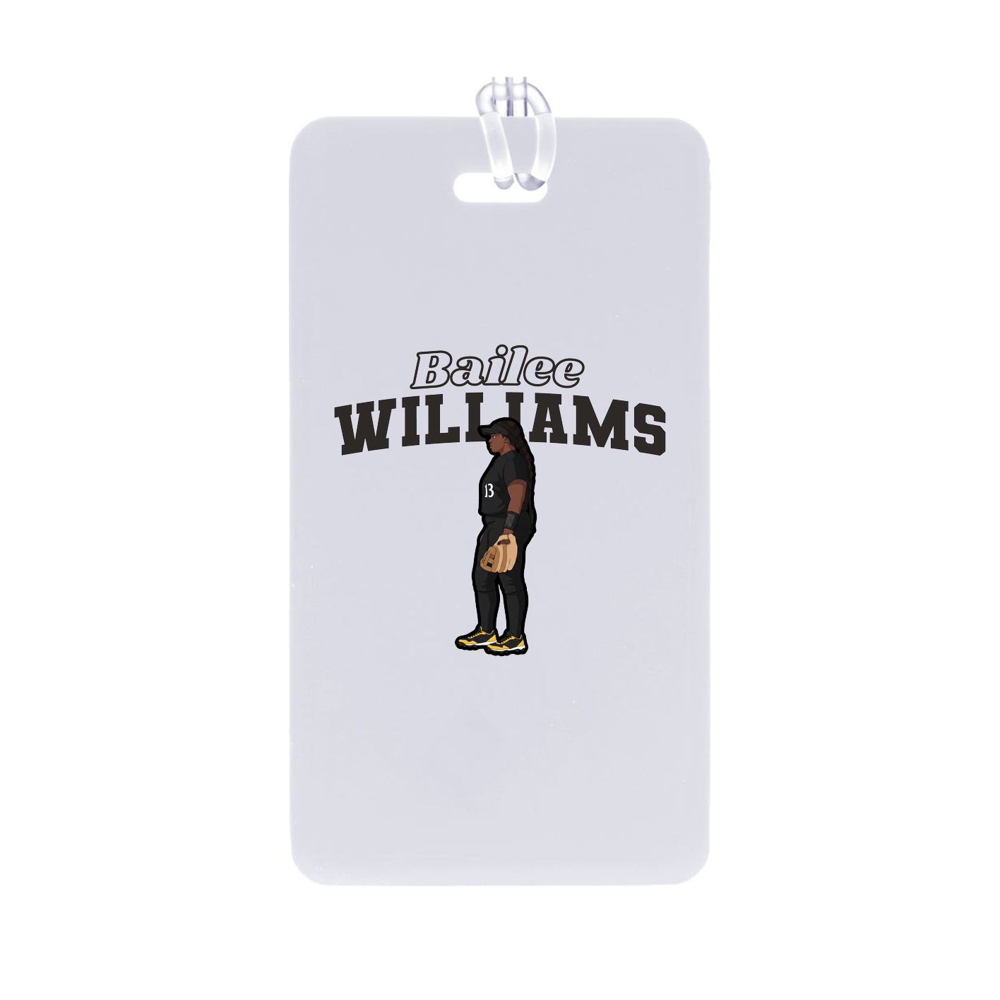 Bag Tag — Name Arch in Classic