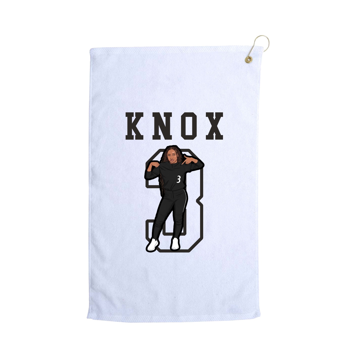 Golf Towel — Shirsey in White