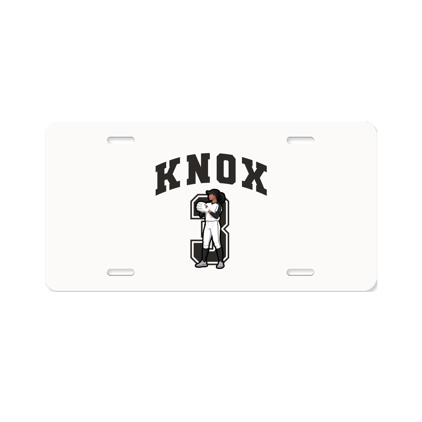 License Plate — Number in Classic