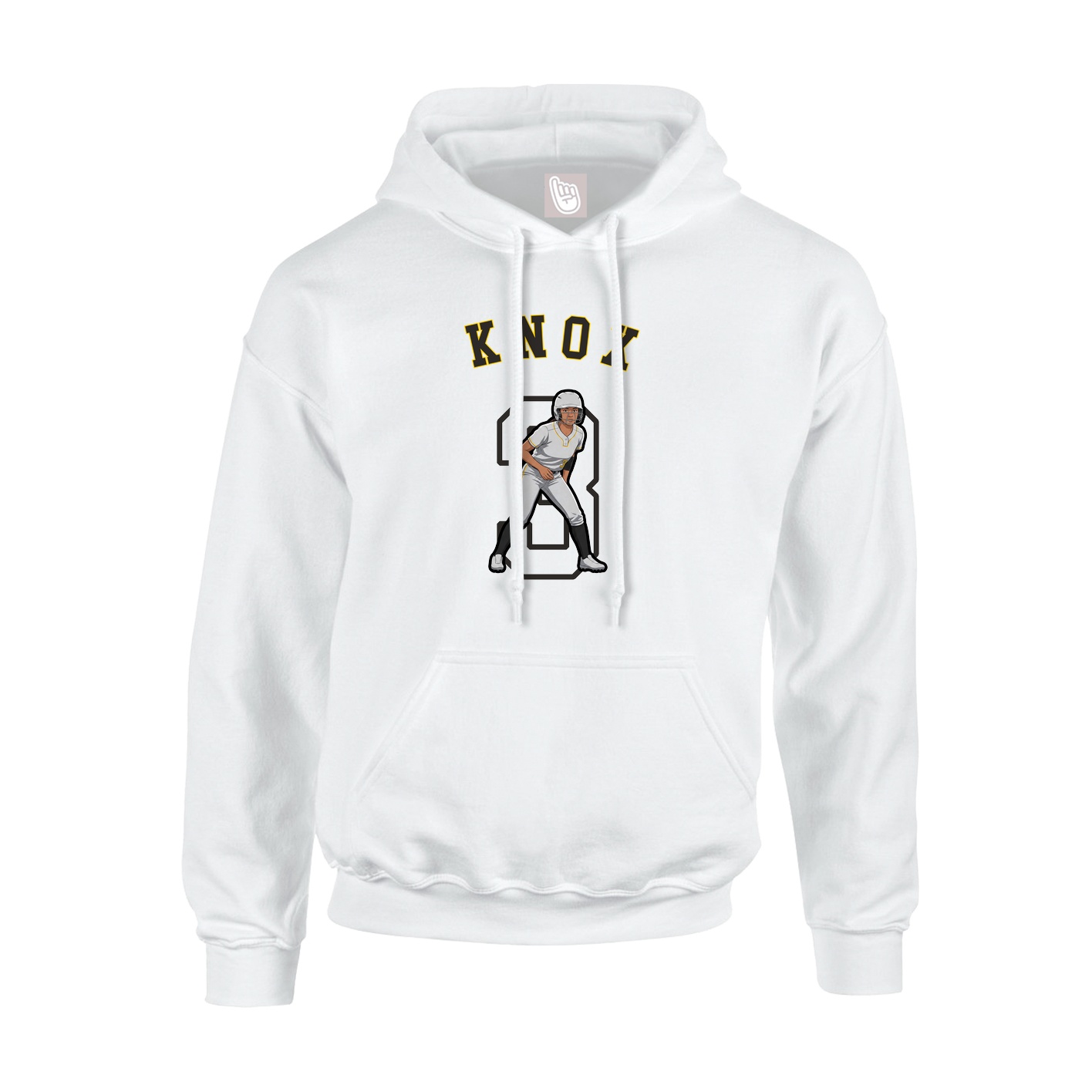 Hoodie — Shirsey Arch in White