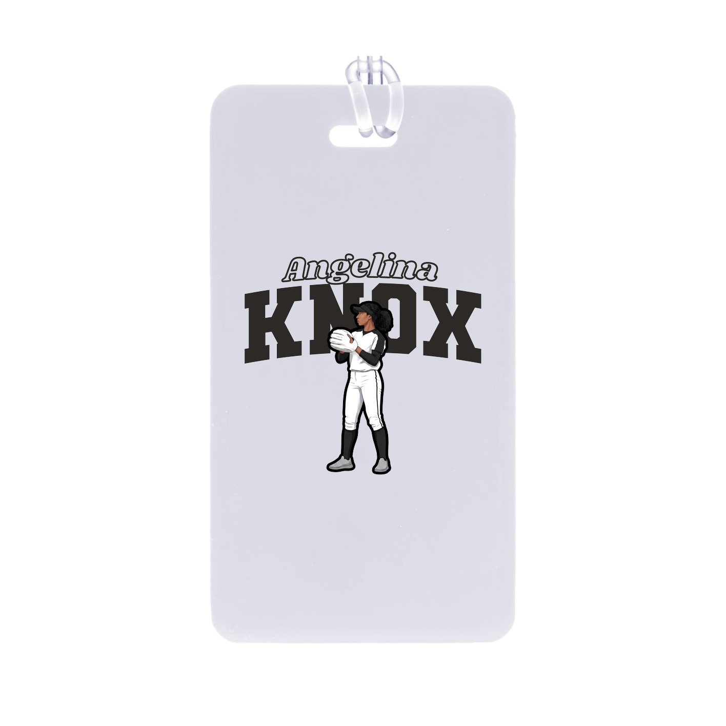 Bag Tag — Name Arch in Classic