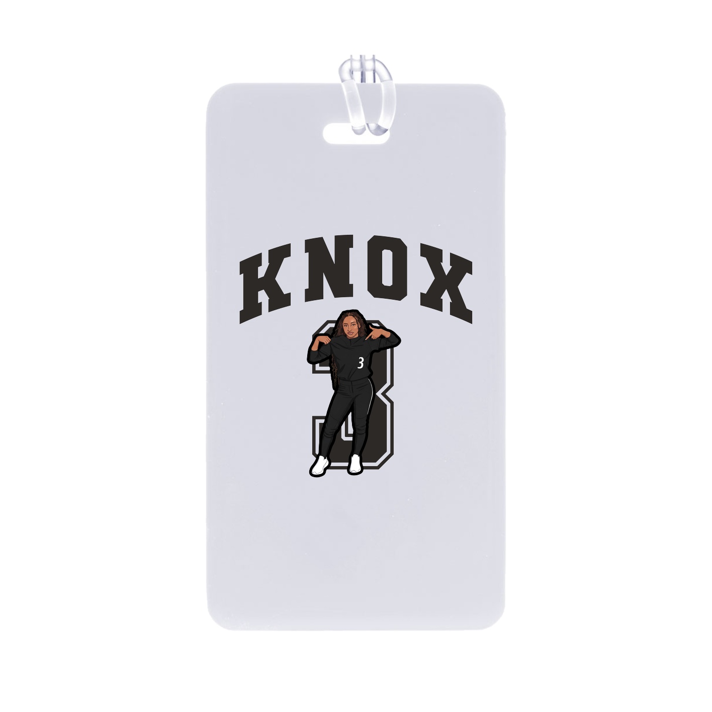 Bag Tag — Number in Classic