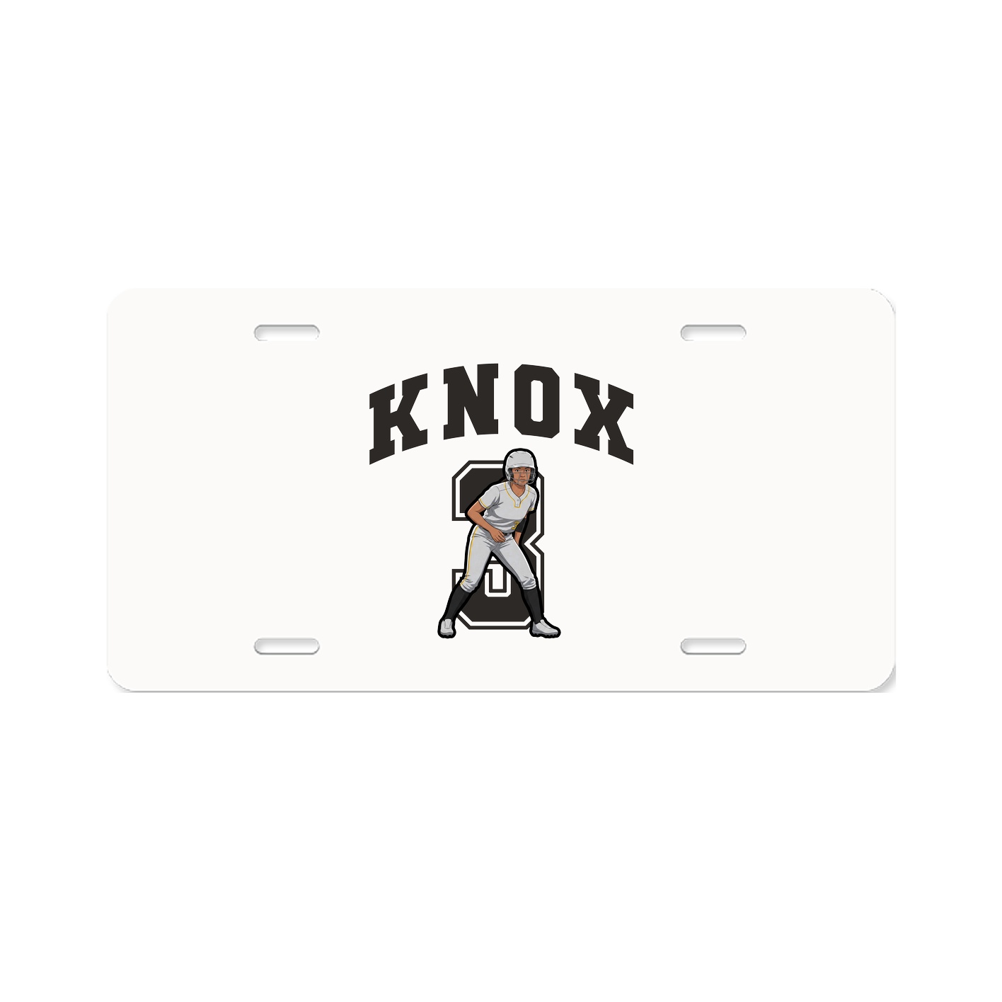 License Plate — Number in Classic