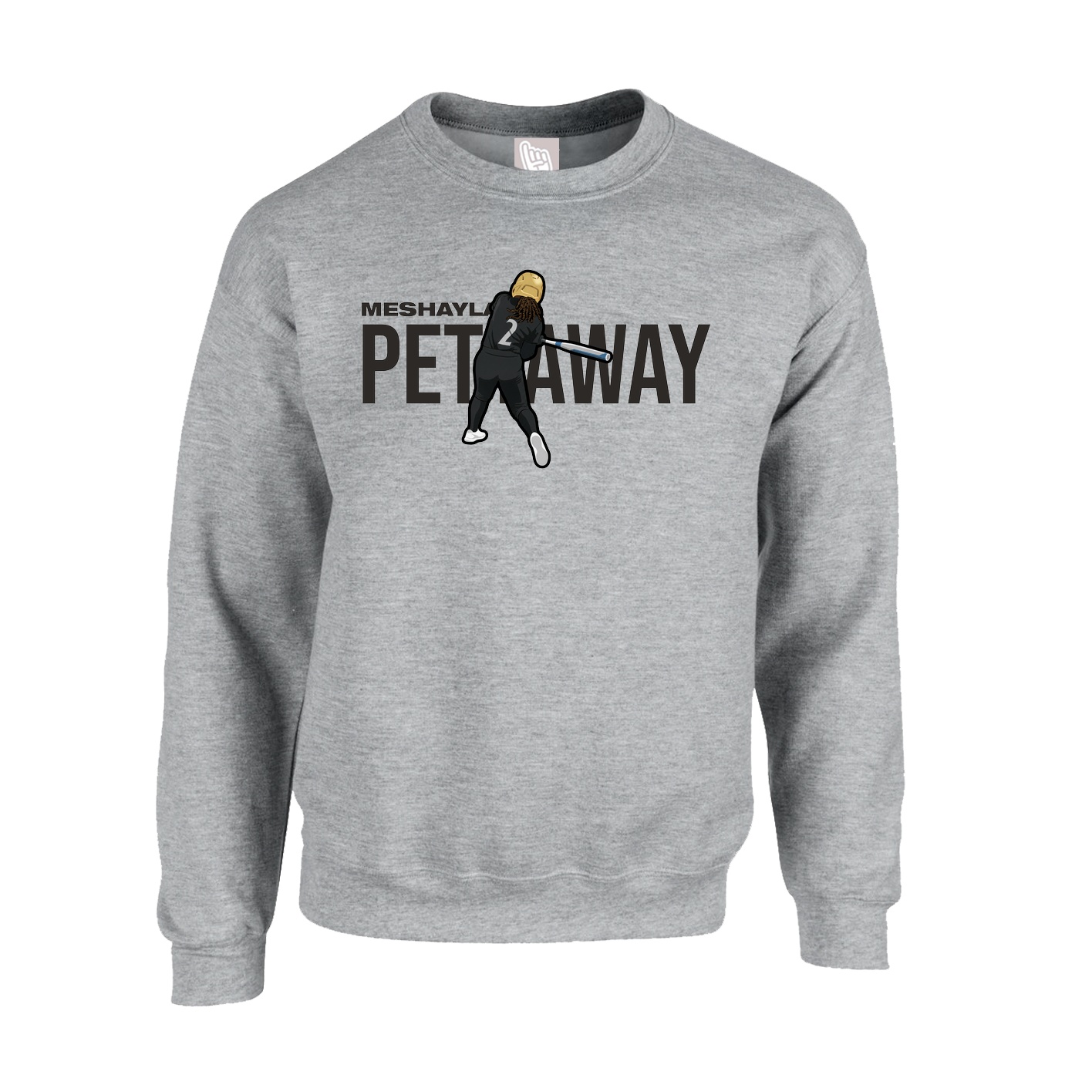 Fleece Crew — Player Name in Grey