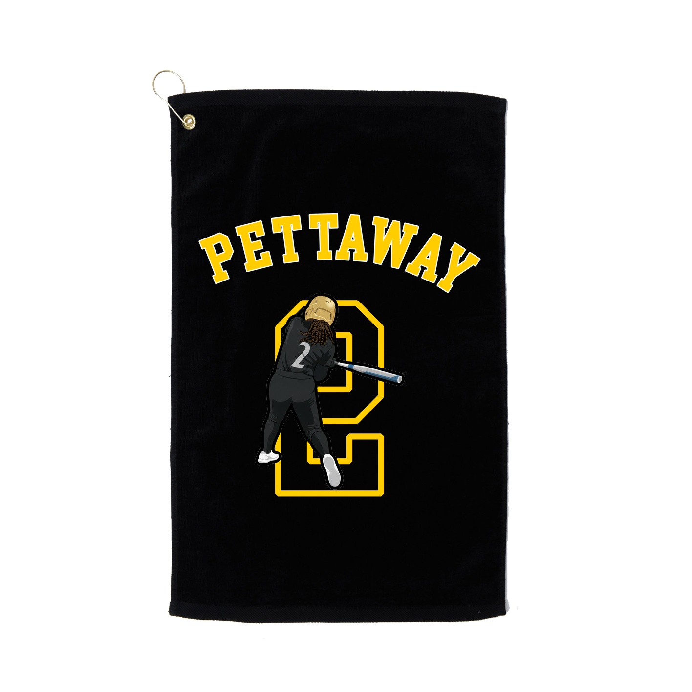 Golf Towel — Shirsey Arch in Black