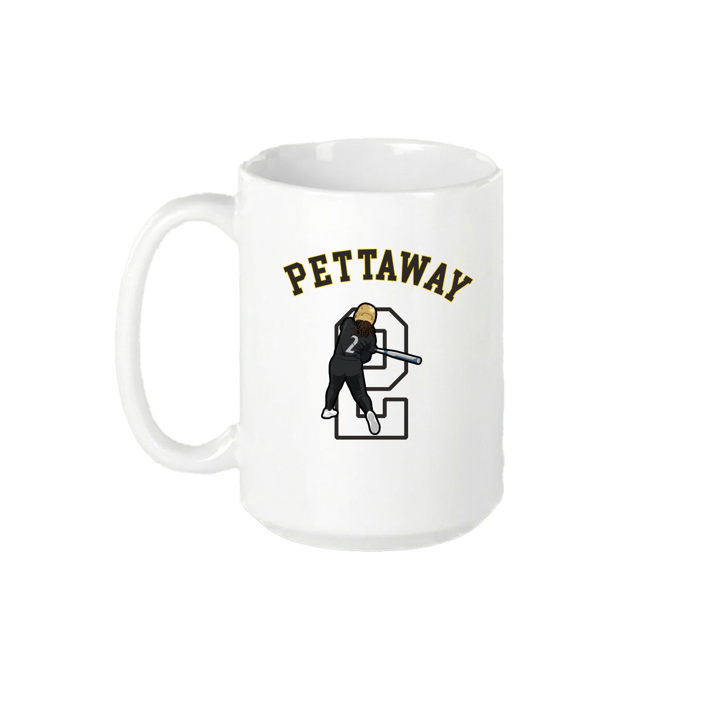 15oz Coffee Mug — Shirsey Arch in White