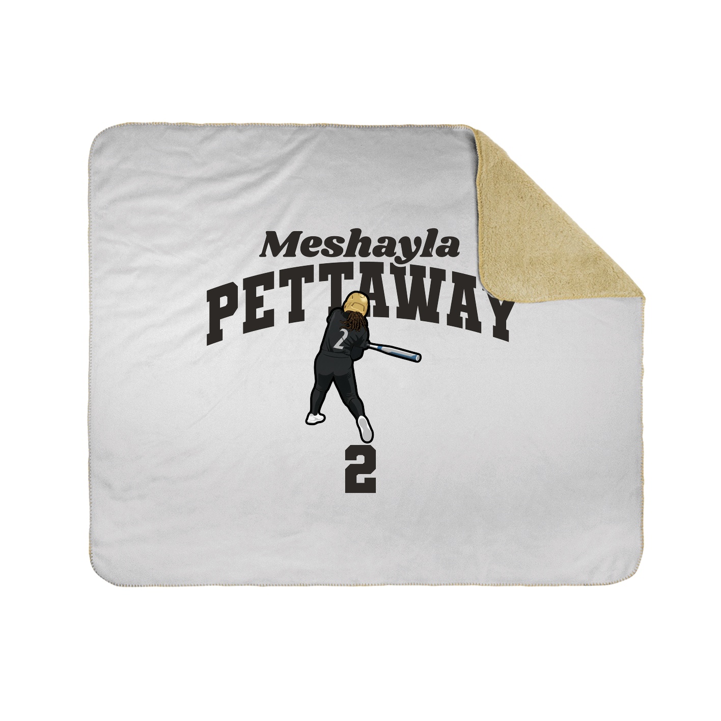Throw Blanket — Signature Arch in White