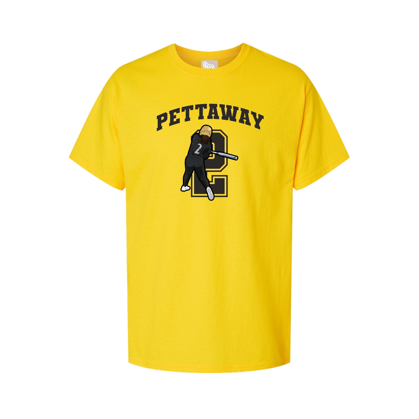 Youth Tee — Number in Gold