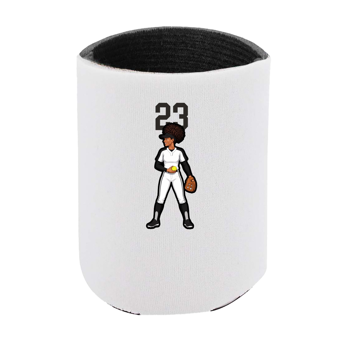 Can Holder — Number Top in White