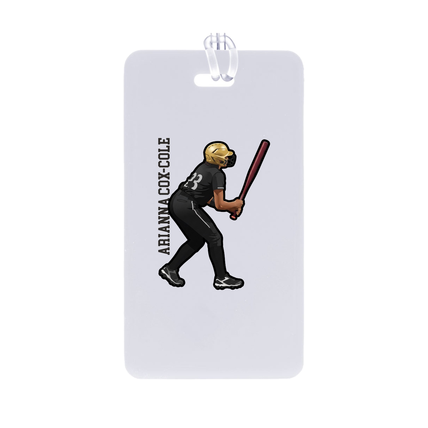 Bag Tag — Name Vertical in Classic