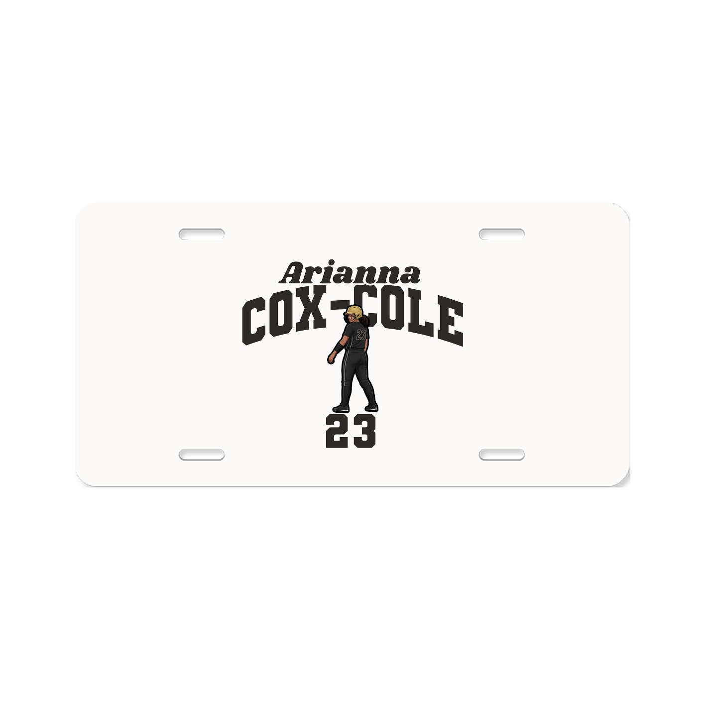 License Plate — Signature Arch in Classic