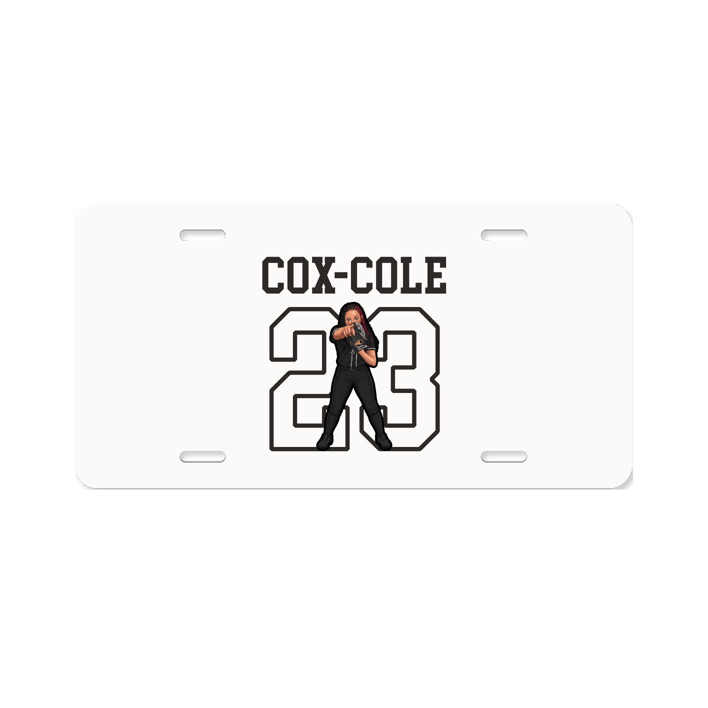 License Plate — Shirsey in Classic