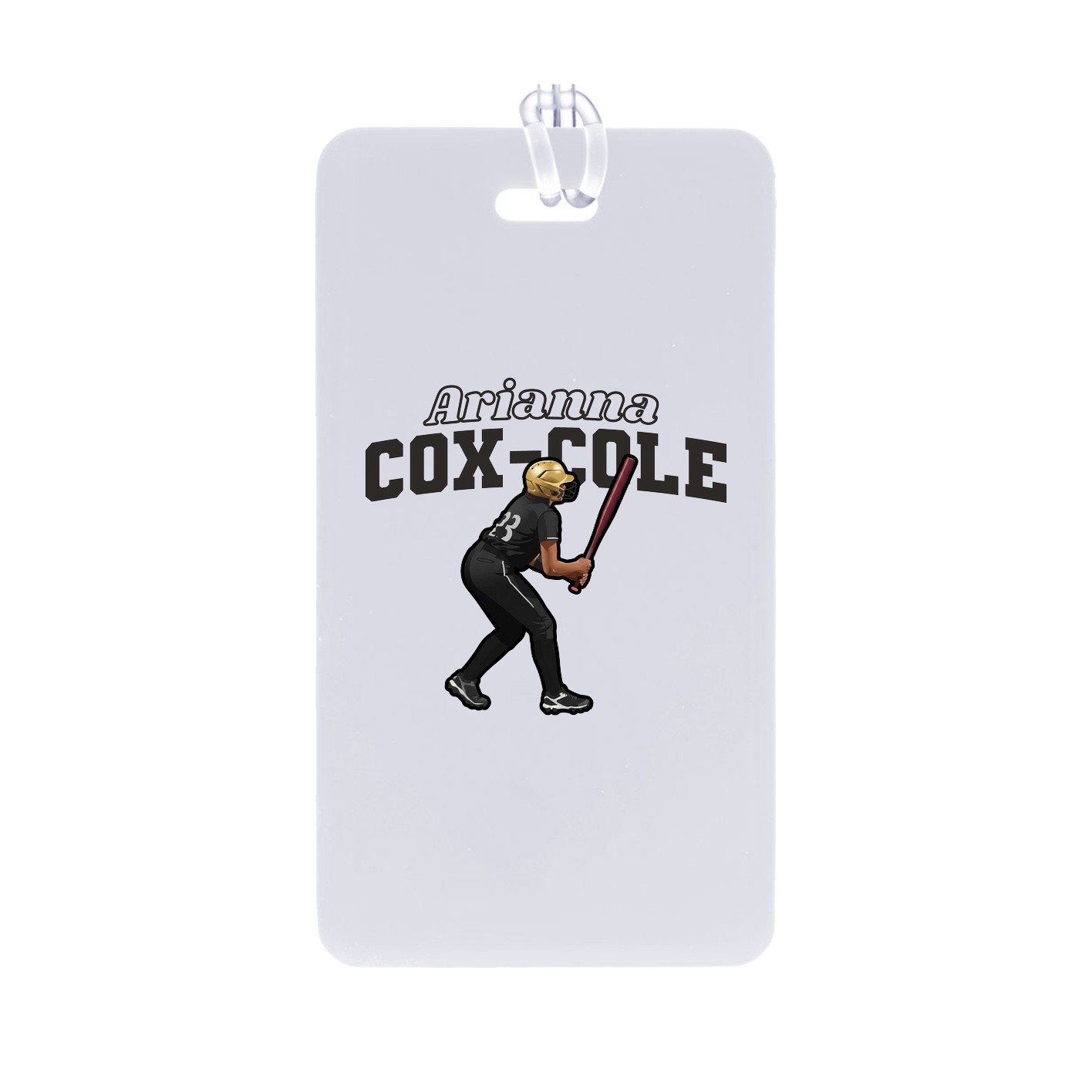 Bag Tag — Name Arch in Classic