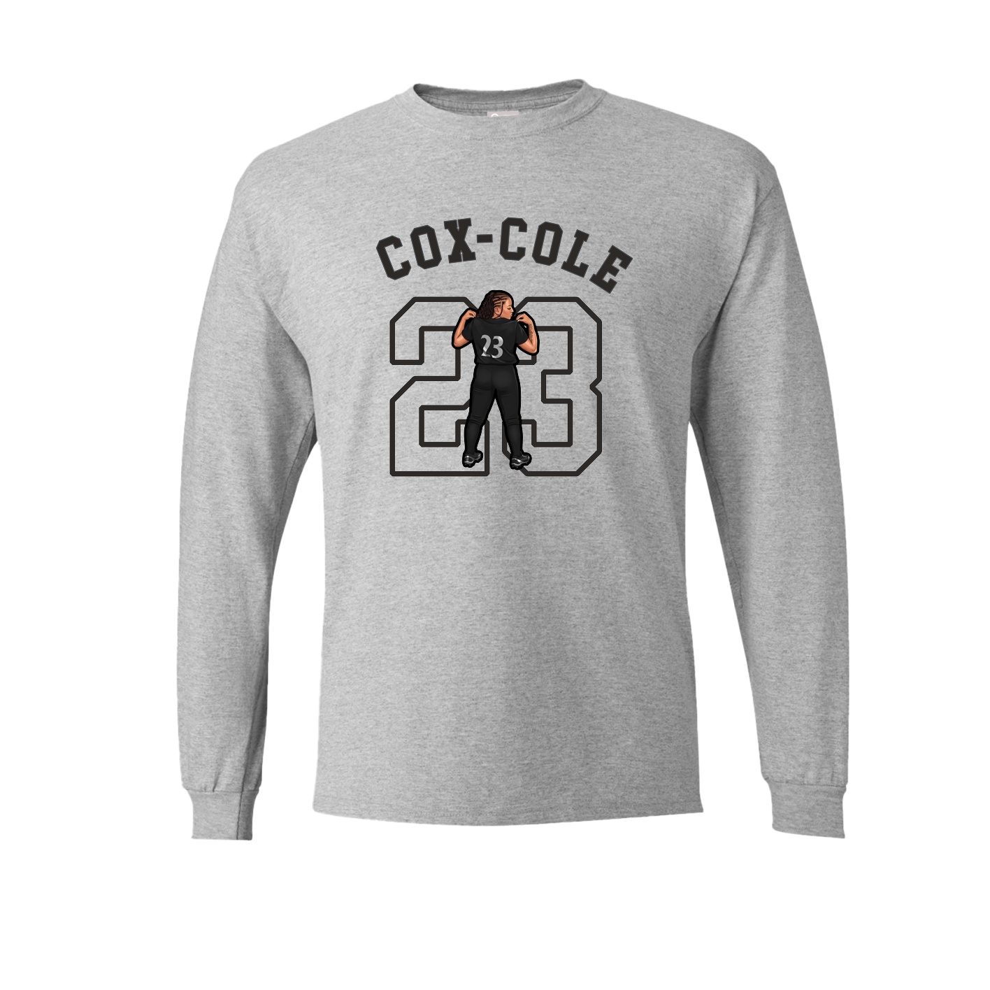 Long Sleeve Tee — Shirsey Arch in Grey