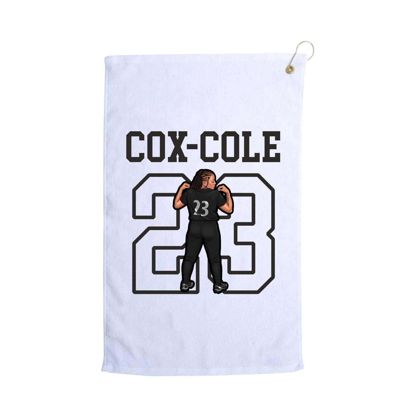 Golf Towel — Shirsey in White