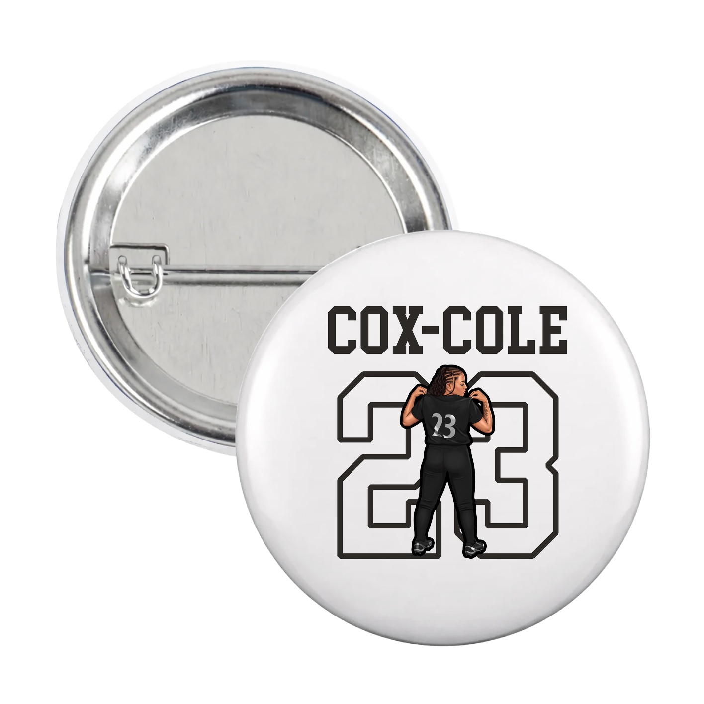Game Day Button — Shirsey in White