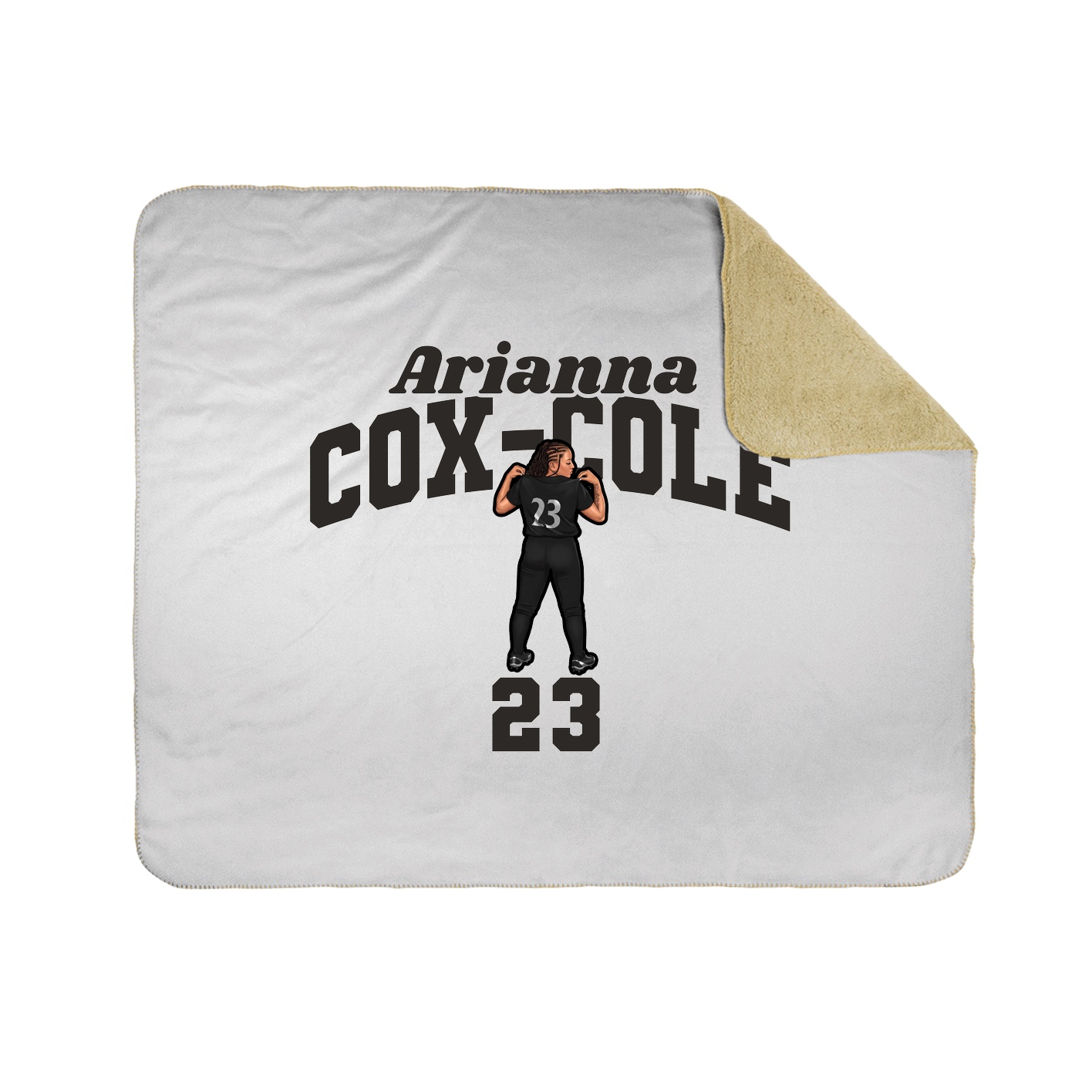 Throw Blanket — Signature Arch in White