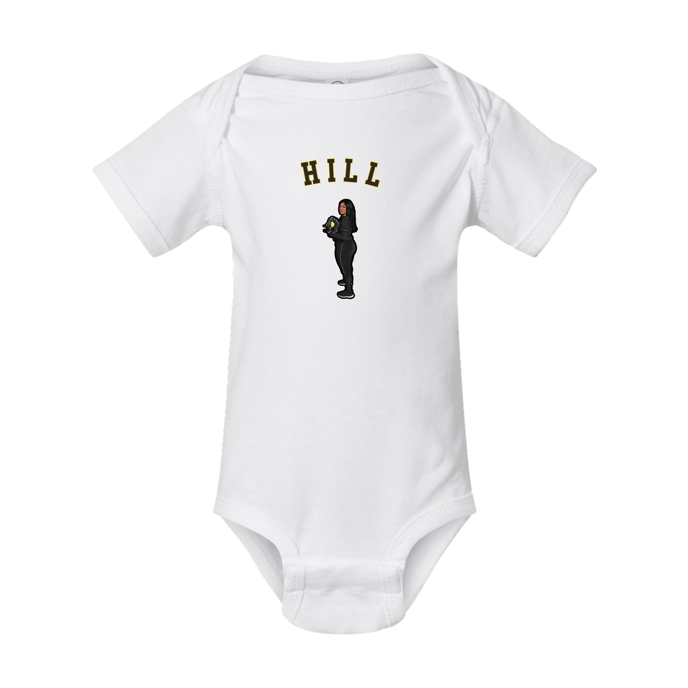 Baby Onesie — Shirsey Arch in White