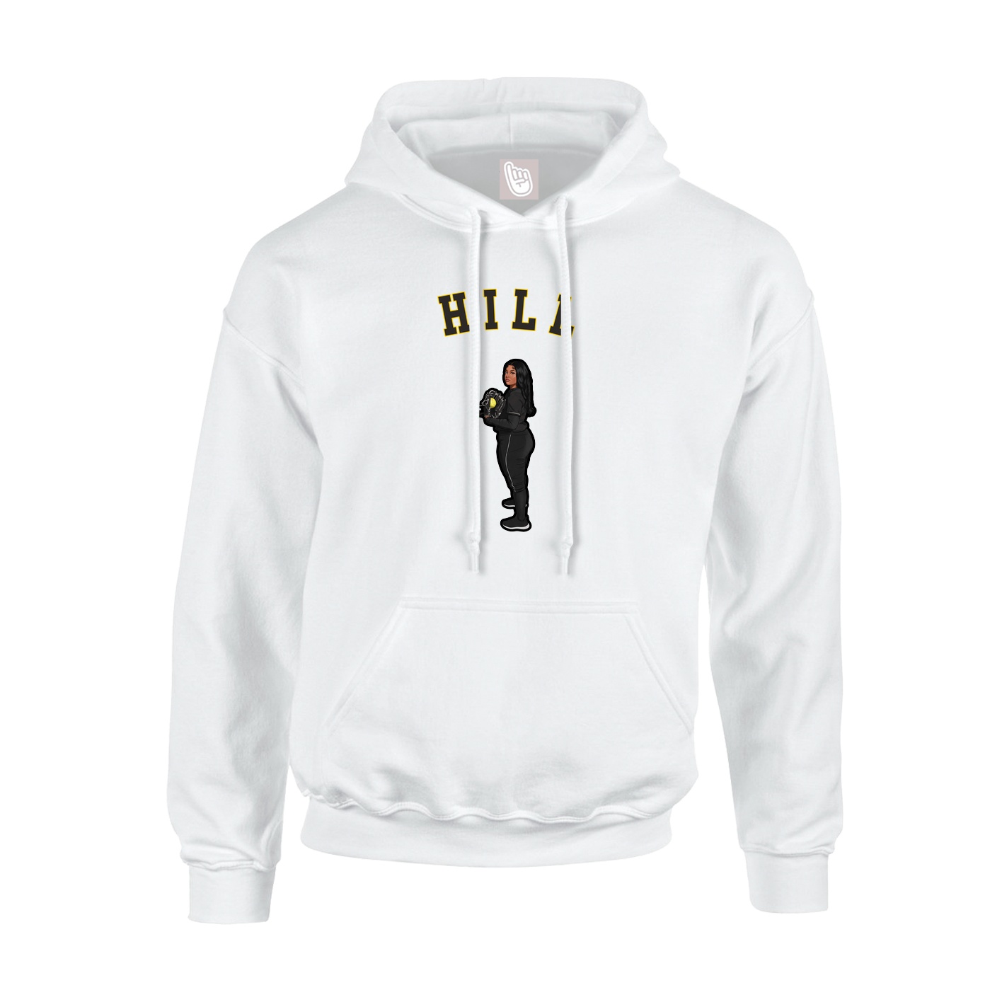 Hoodie — Shirsey Arch in White