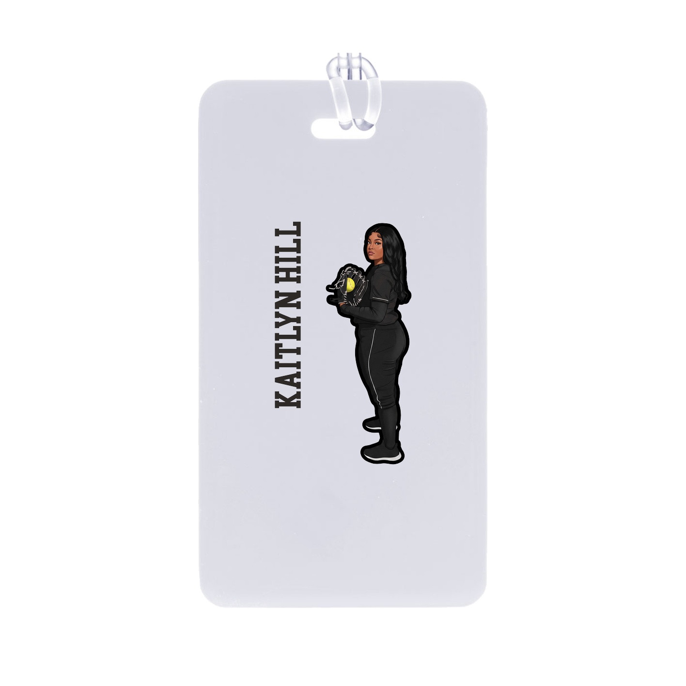 Bag Tag — Name Vertical in Classic