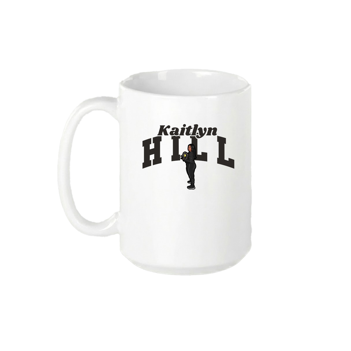 15oz Coffee Mug — Signature Arch in White