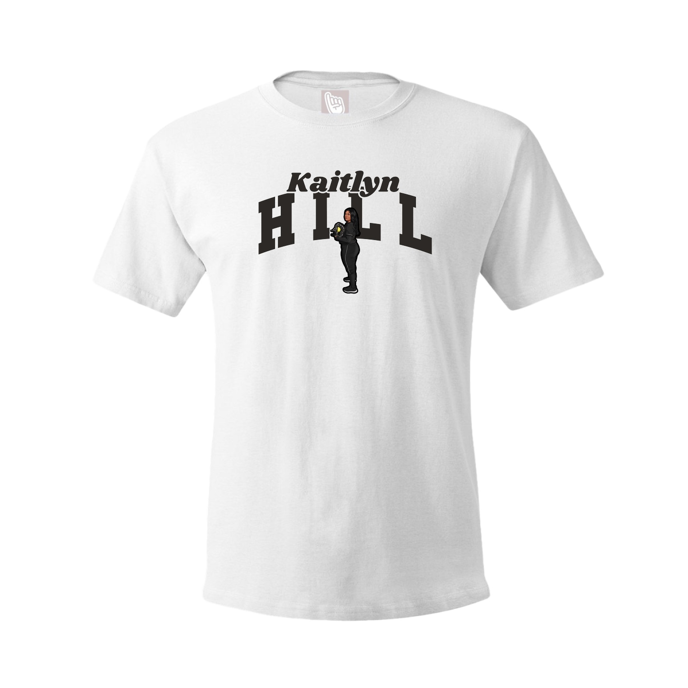Youth Tee — Signature Arch in White