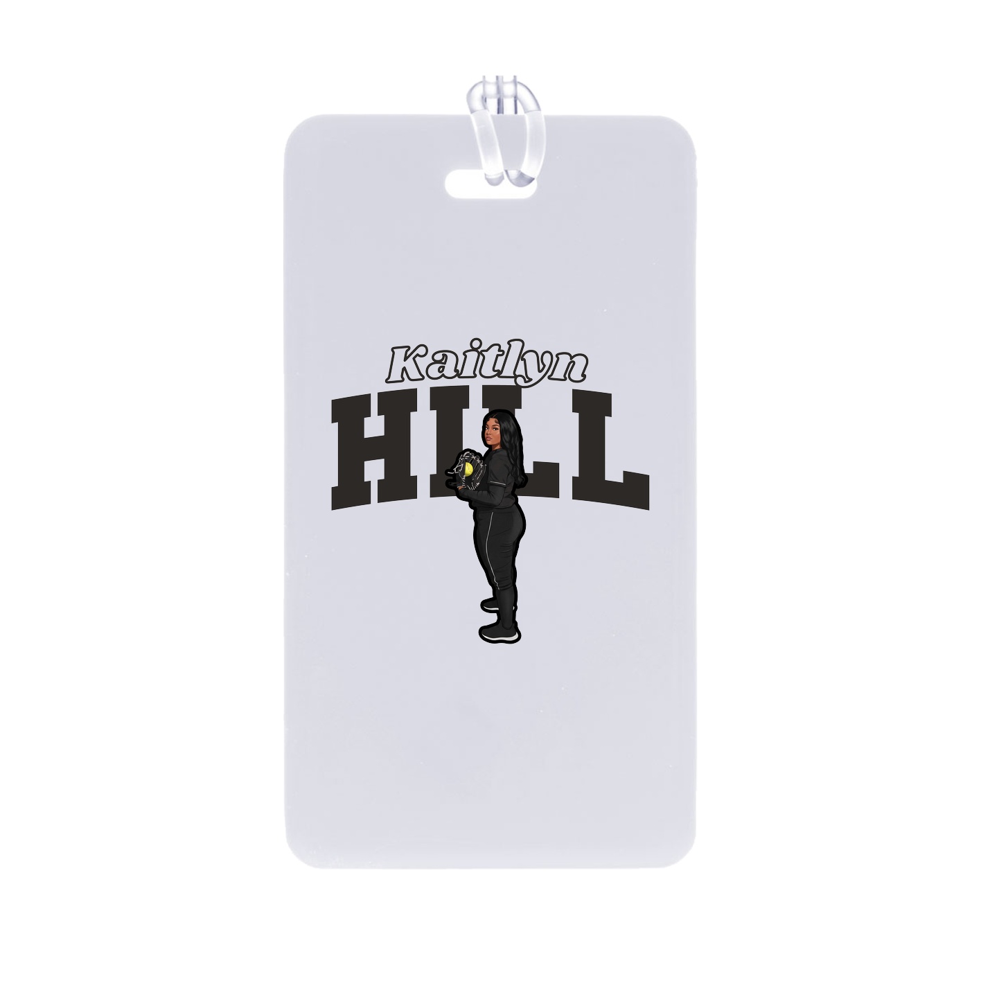 Bag Tag — Name Arch in Classic