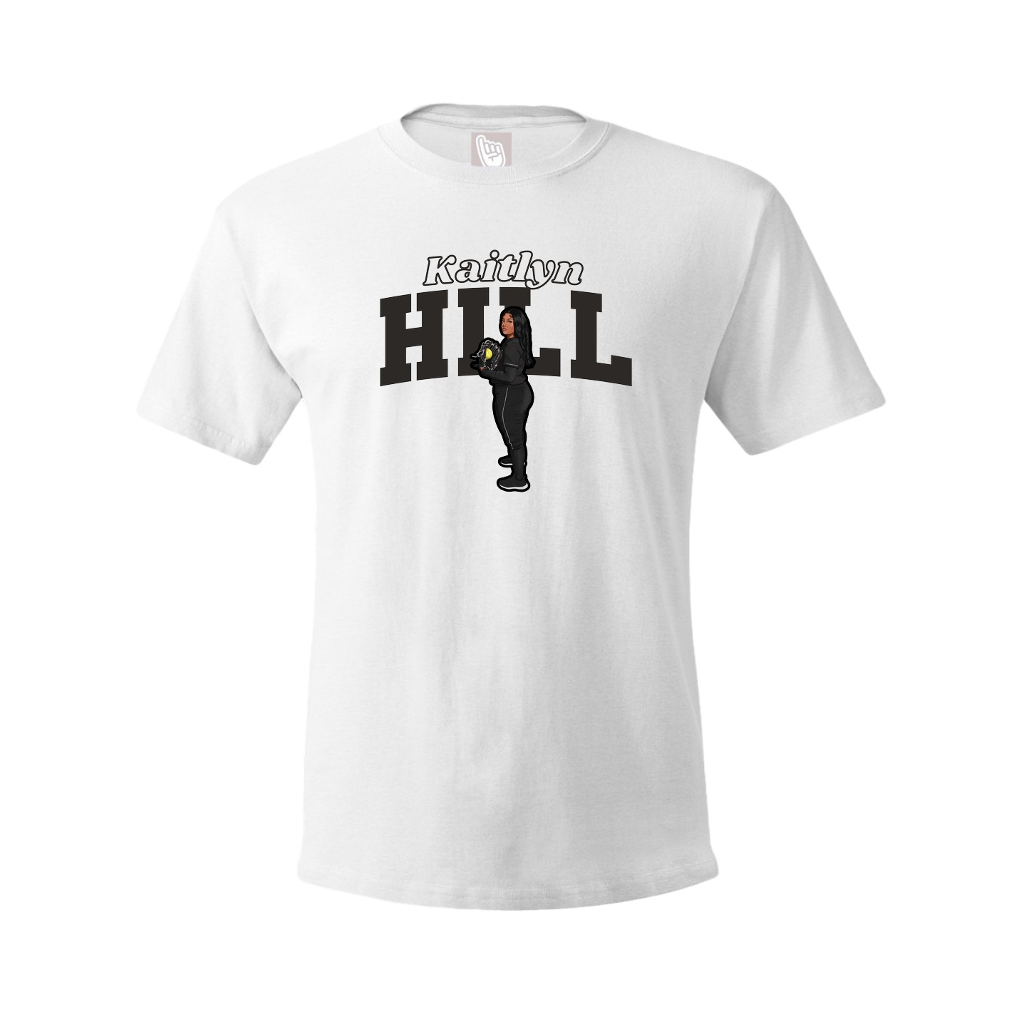 Tee — Name Arch in White