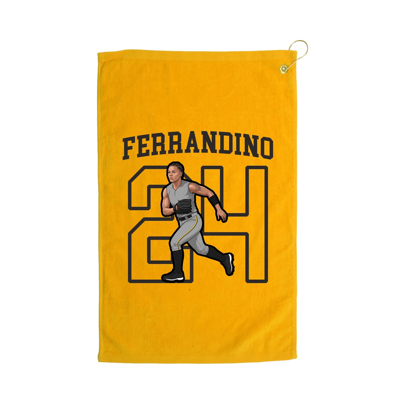 Golf Towel — Shirsey in Gold