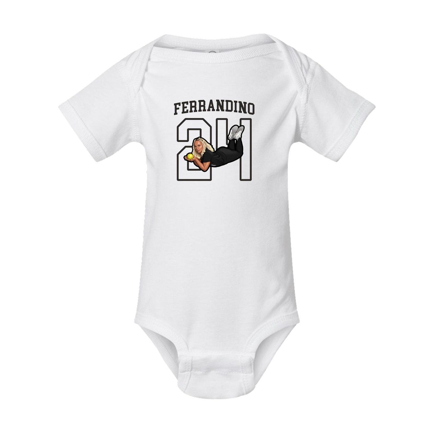 Baby Onesie — Shirsey in White