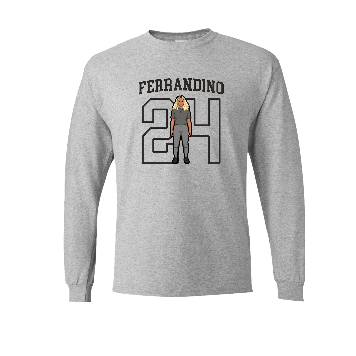 Long Sleeve Tee — Shirsey in Grey