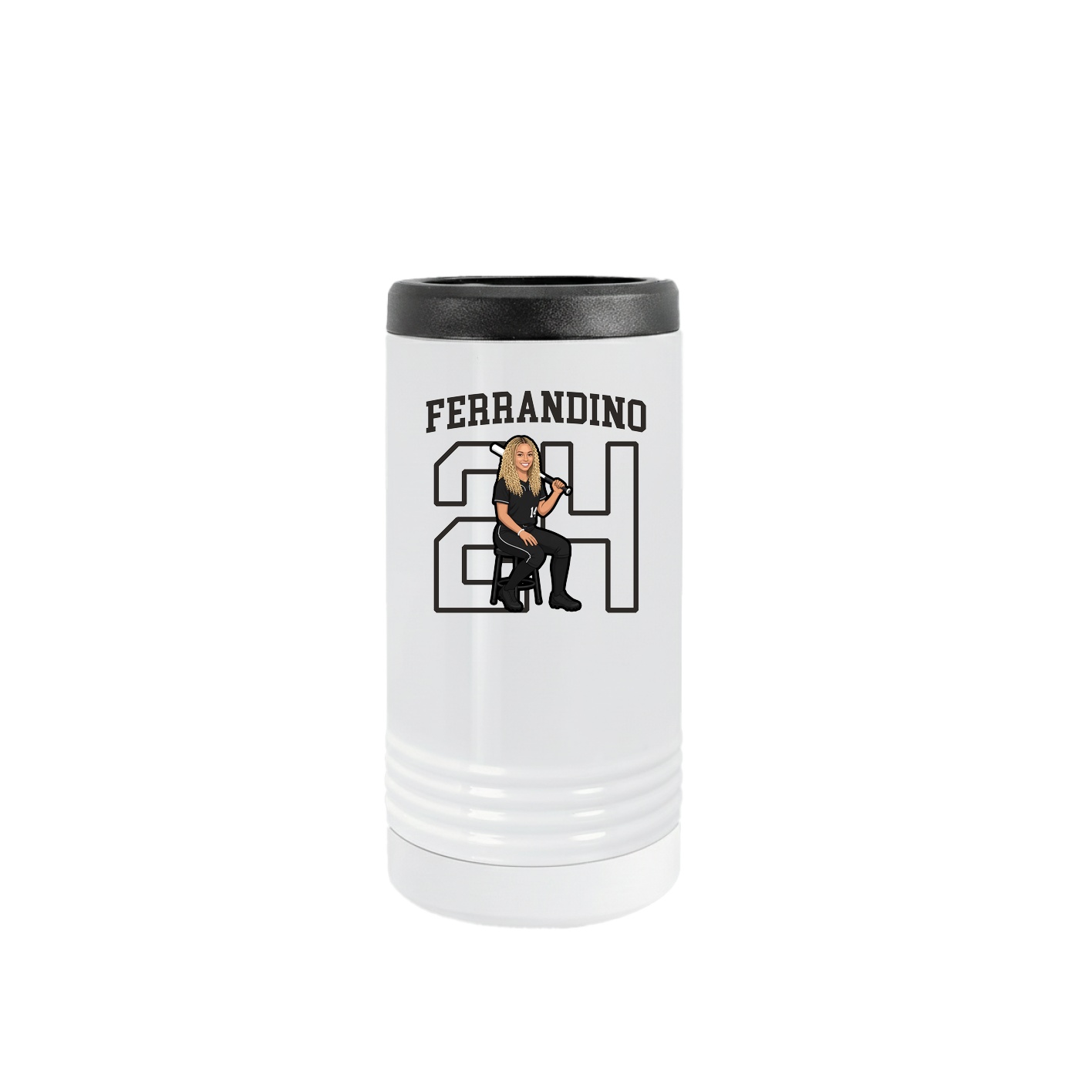 Slim Beverage Holder — Shirsey in White