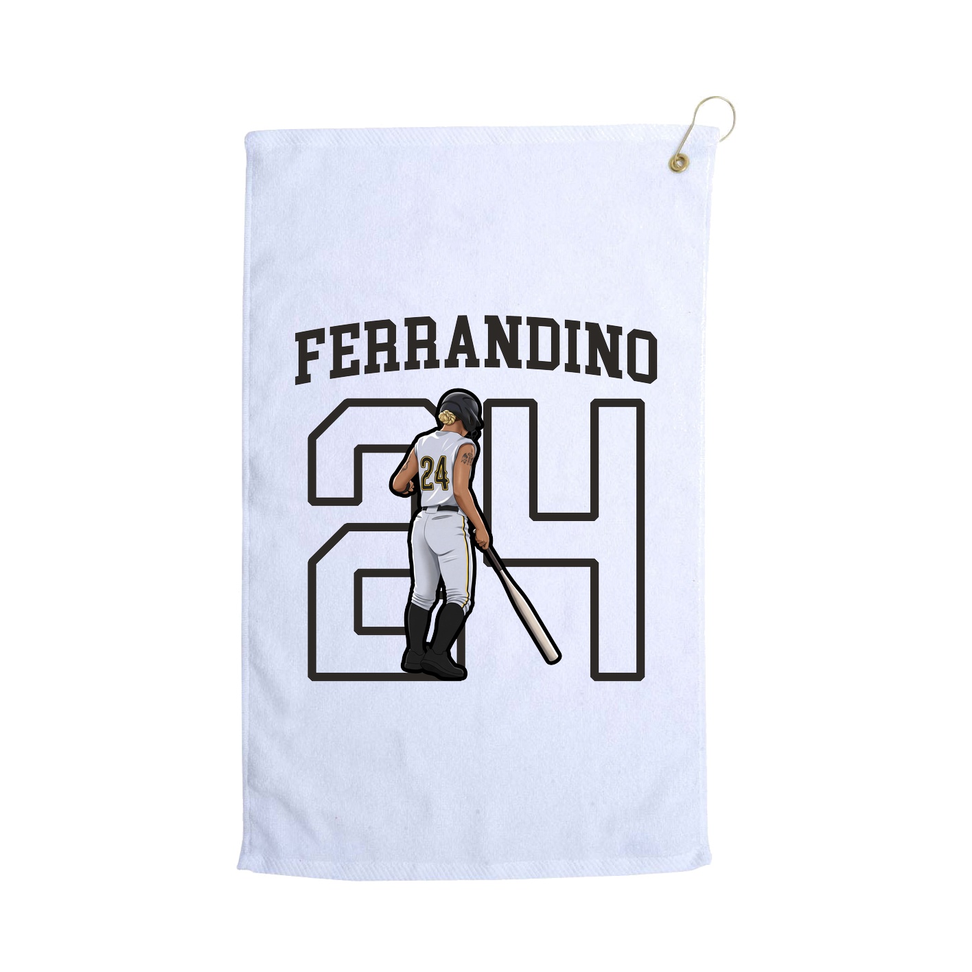 Golf Towel — Shirsey in White