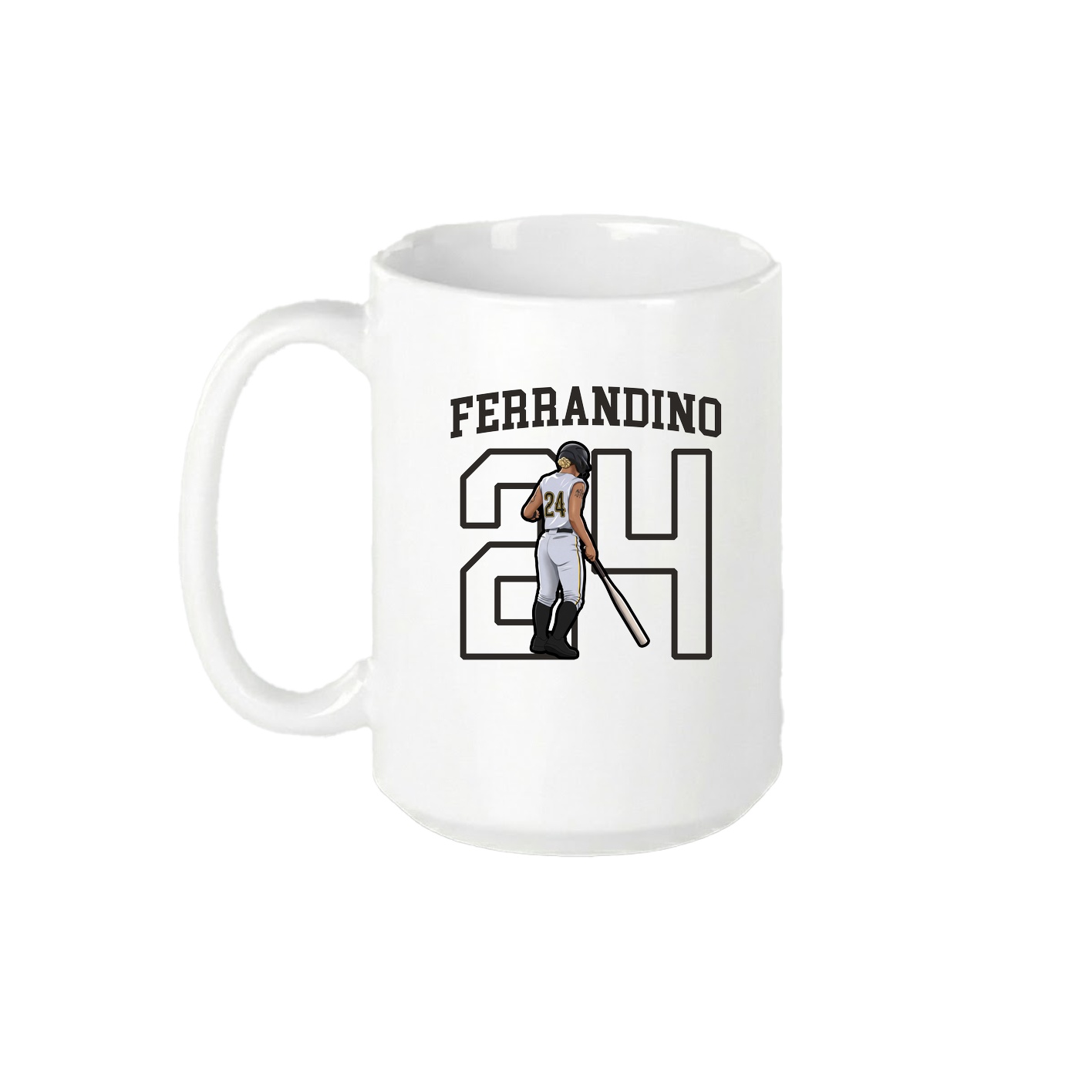 15oz Coffee Mug — Shirsey in White