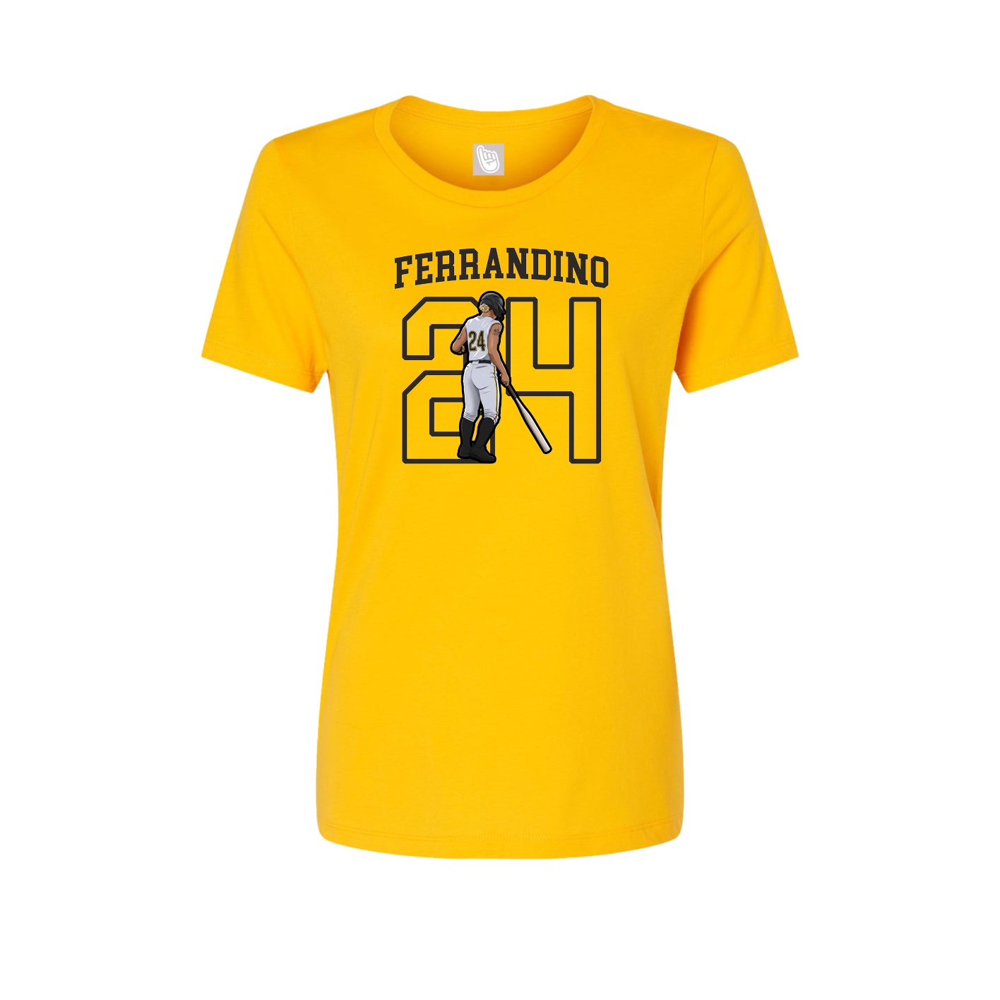 Fitted Women's Tee — Shirsey in Gold
