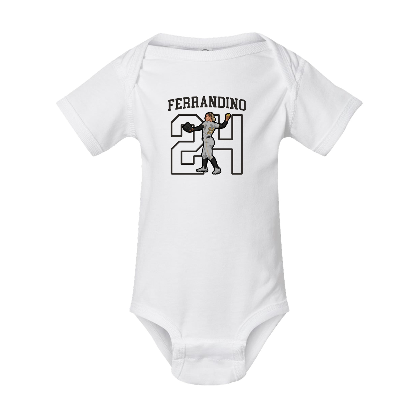 Baby Onesie — Shirsey in White