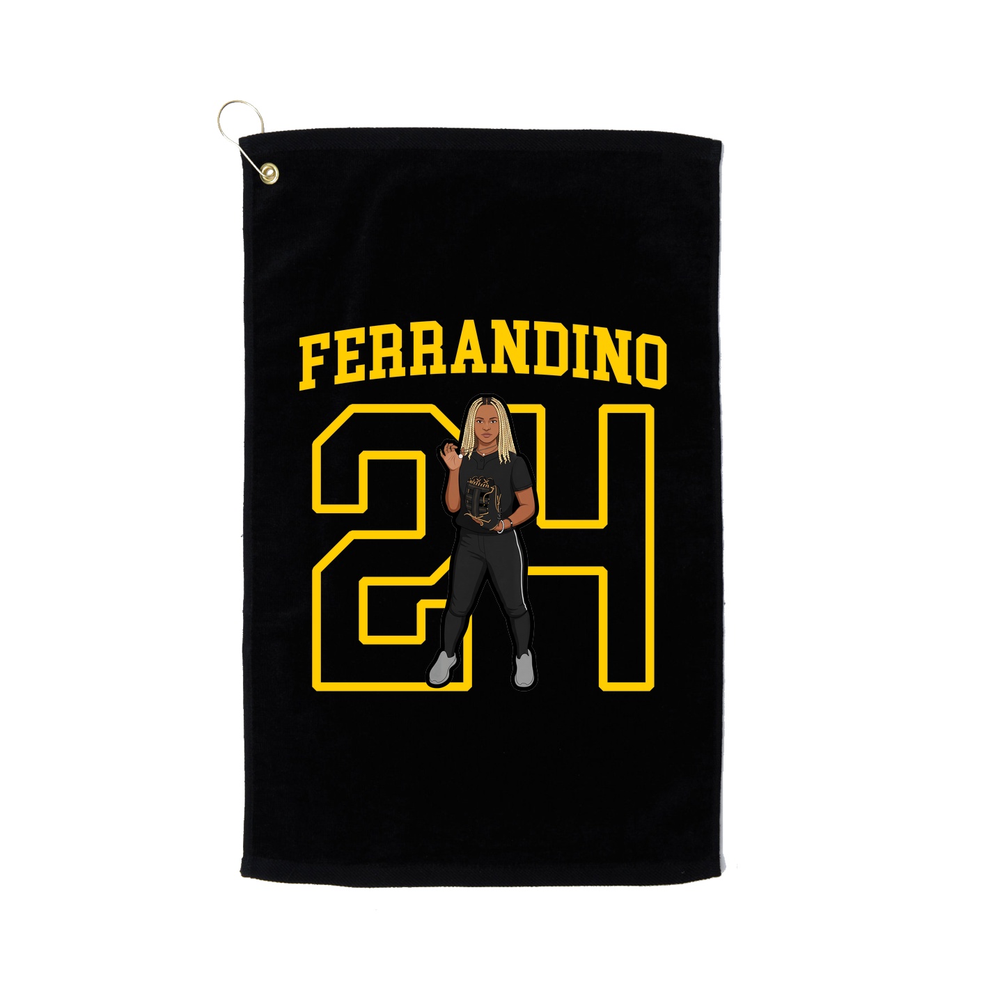 Golf Towel — Shirsey in Black