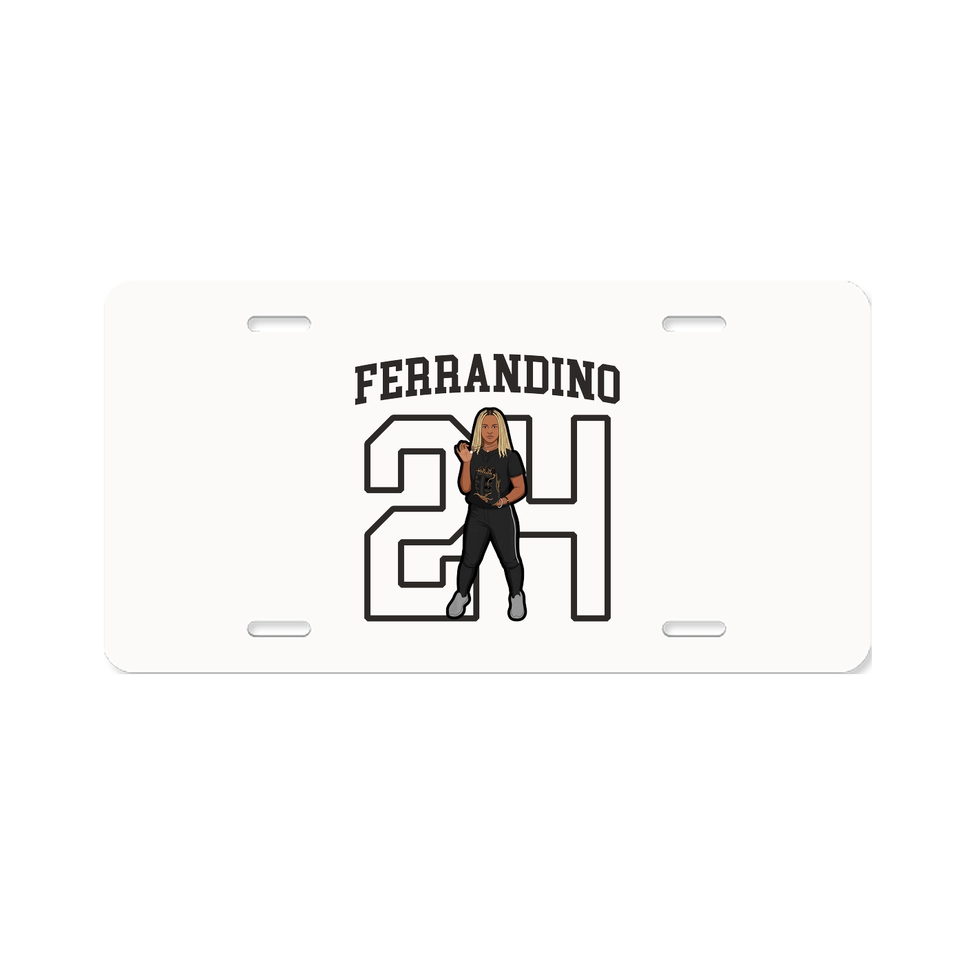 License Plate — Shirsey in Classic