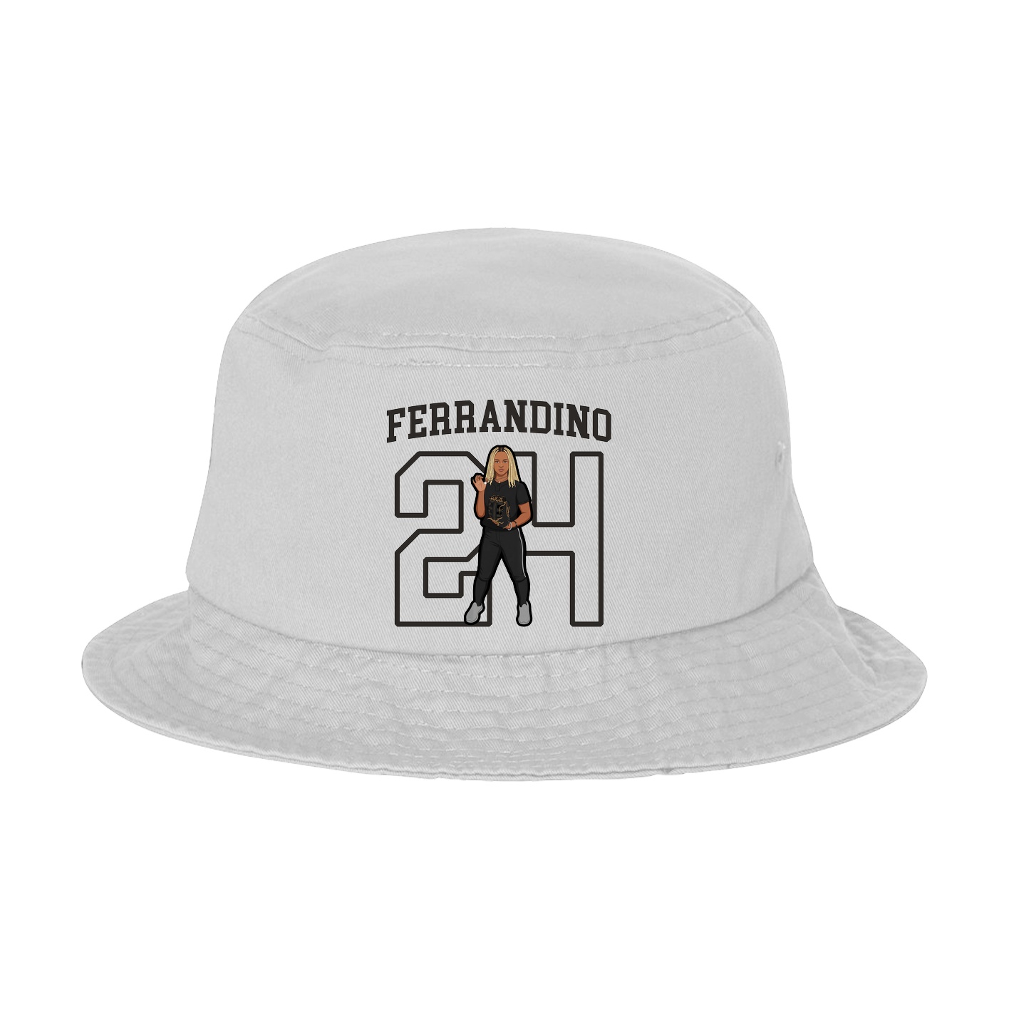 Bucket Cap — Shirsey in White