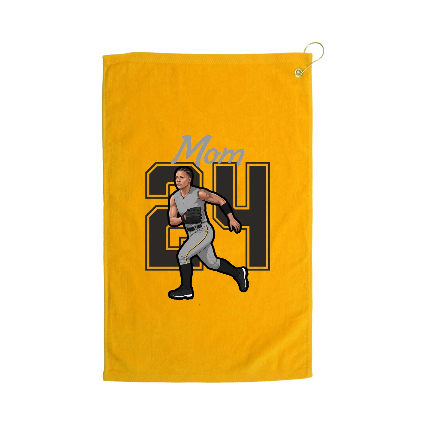 Golf Towel — Mothers Day Shirsey in Gold