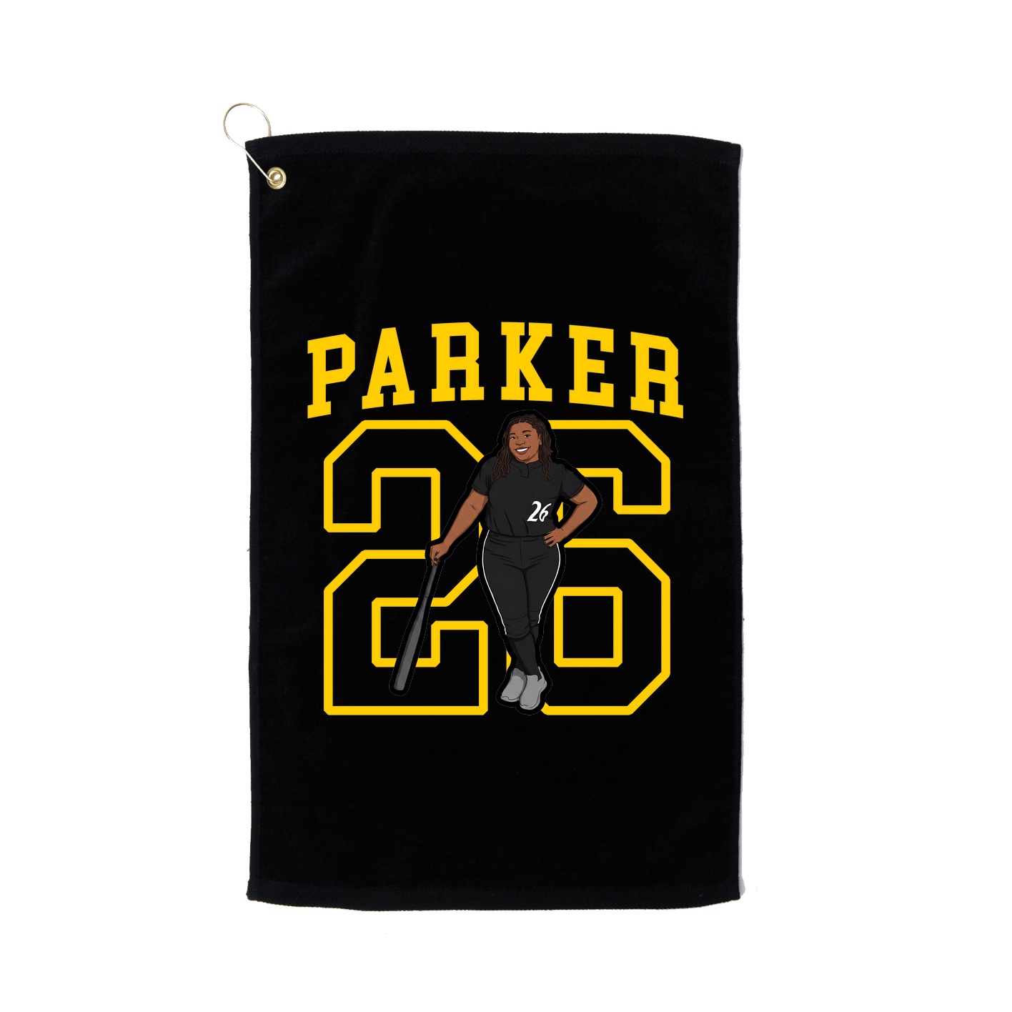 Golf Towel — Shirsey in Black