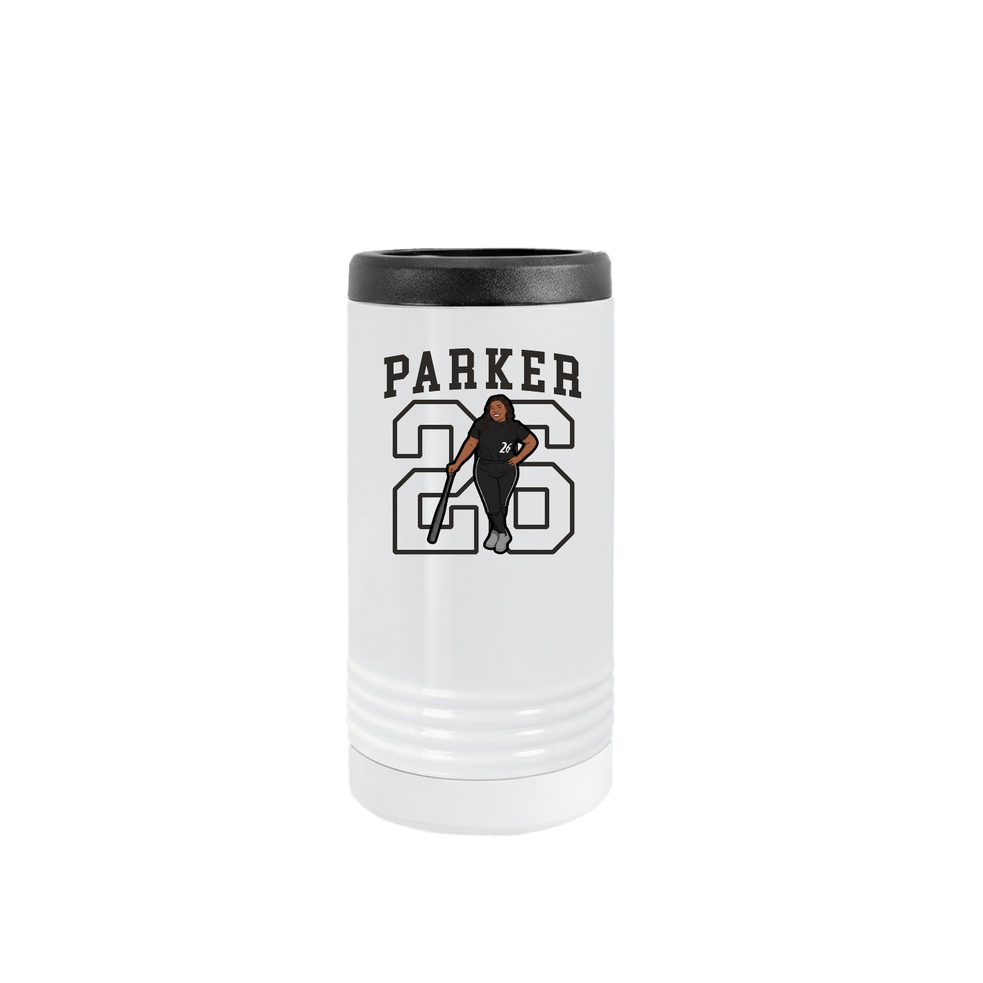 Slim Beverage Holder — Shirsey in White